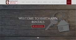 Desktop Screenshot of hartmannrentals.com